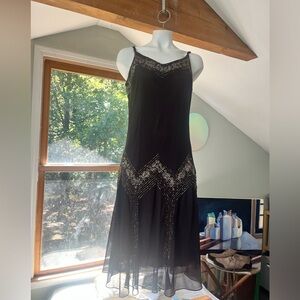 90s Y2K JKARA Beaded Dress